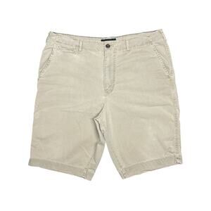 American Eagle Shorts Mens 36 Beige Classic Chino Next Level Flex Casual City